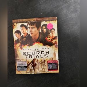 Maze Runner: The scorch trials Blu-ray and dvd